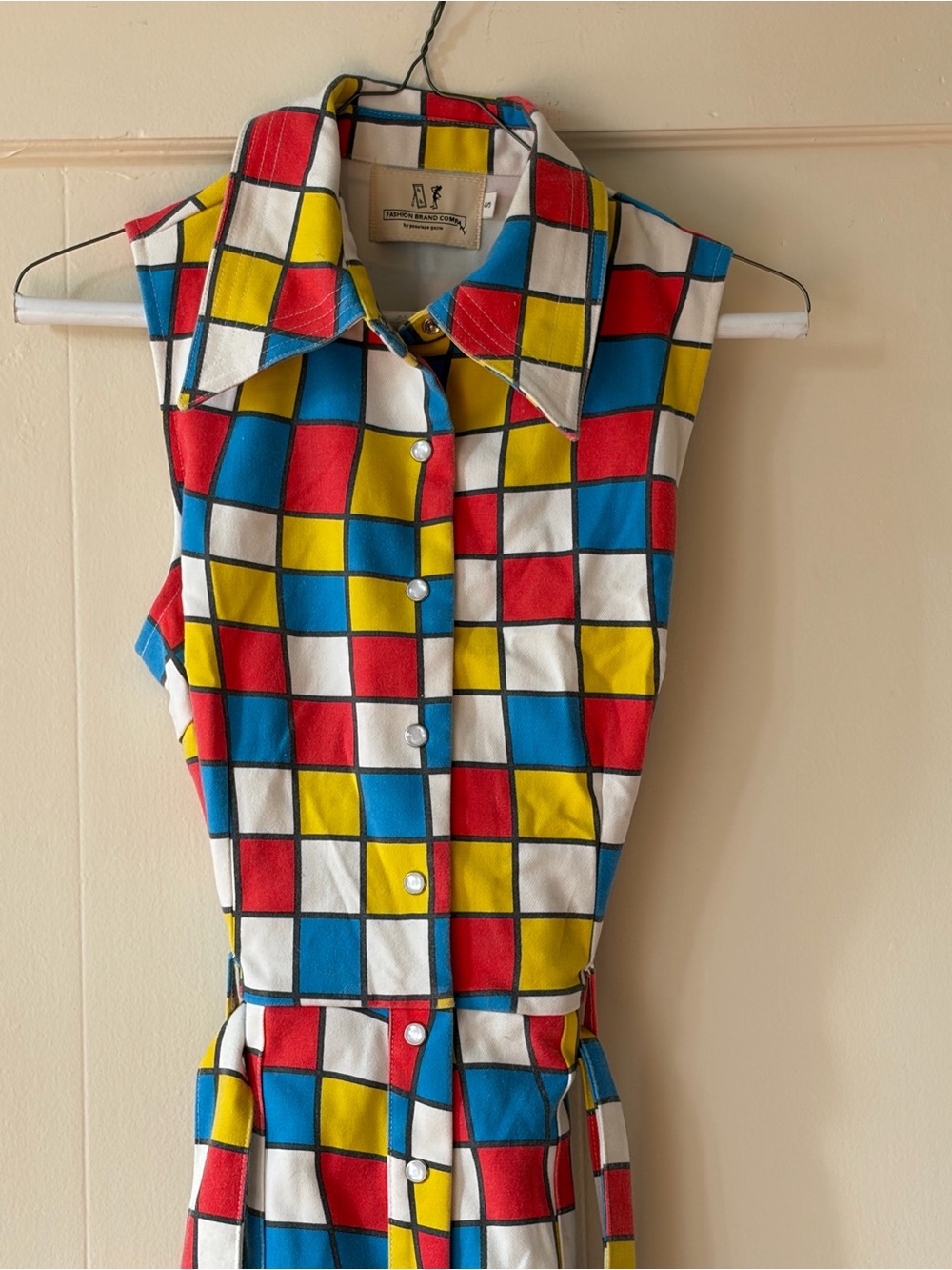 Fashion brand company puzzle jumpsuit